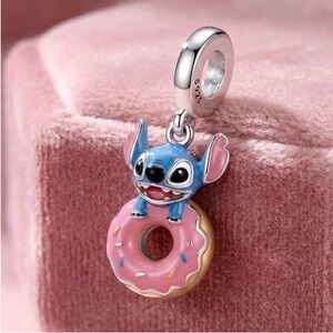 Lilo and Stitch donut Charm Sterling silver